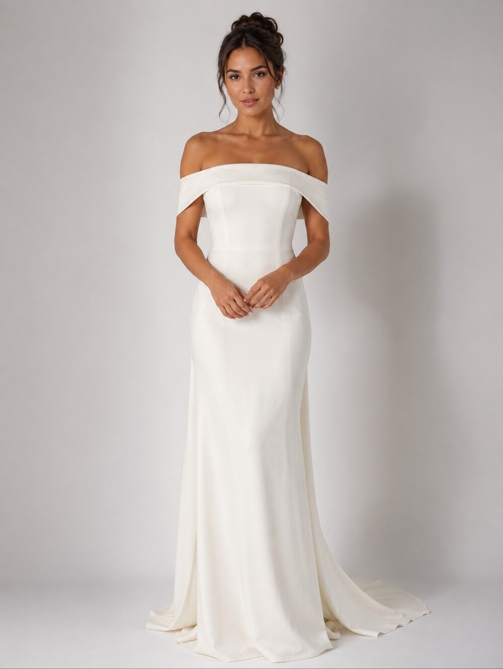 Alamour Crystal Gown White Made to Order Size S 4 NEW - DAMAGE